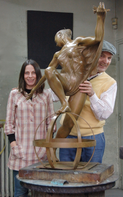 Жан-Поль Флох, бронзовый скульптор.